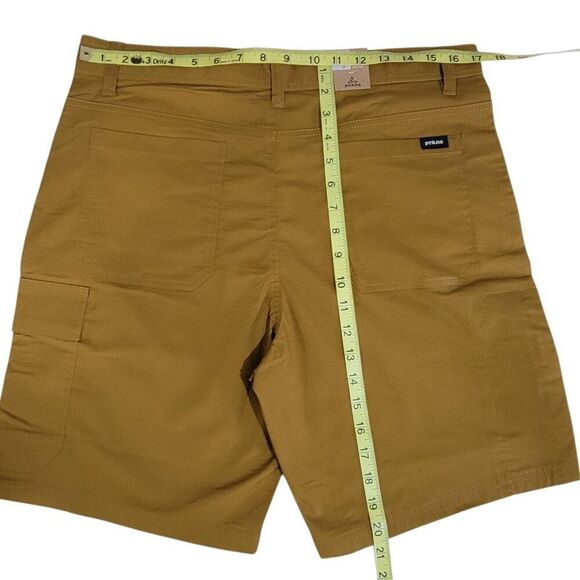 Prana Double Peak Shorts Men Size 32 Antique Bronze 8" Inseam Ripstop Hiking NEW - Picture 12 of 14